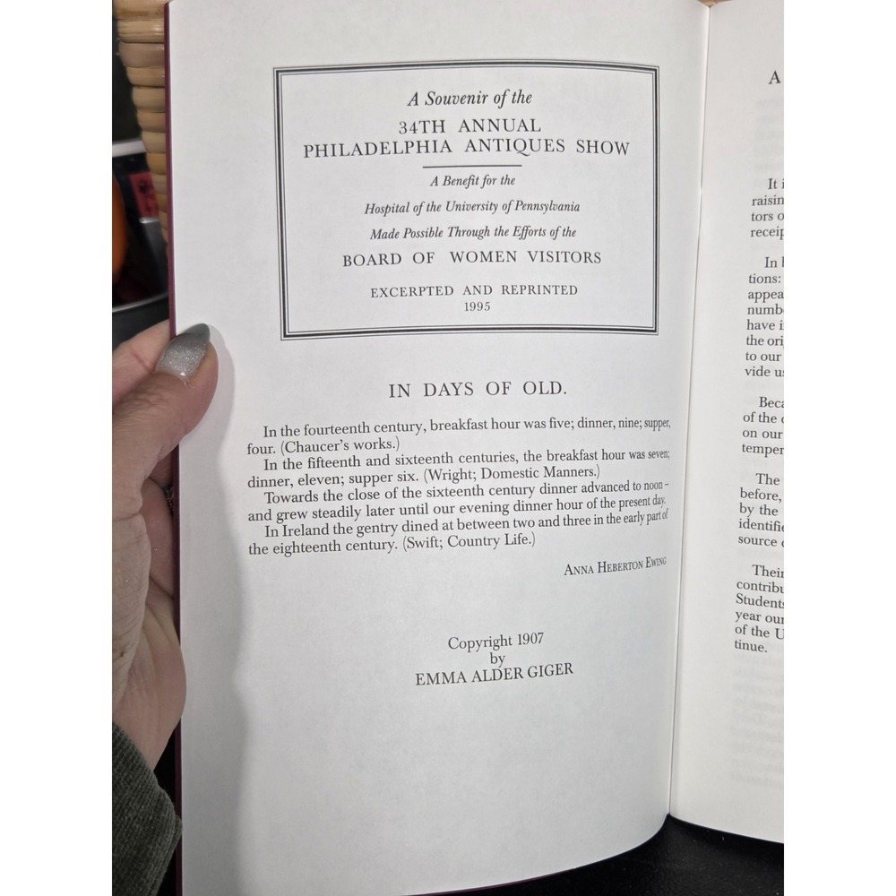 The Colonial Receipt Book: Celebrated Old Receipts Booklet Reprint 1995 - Picture 3 of 8
